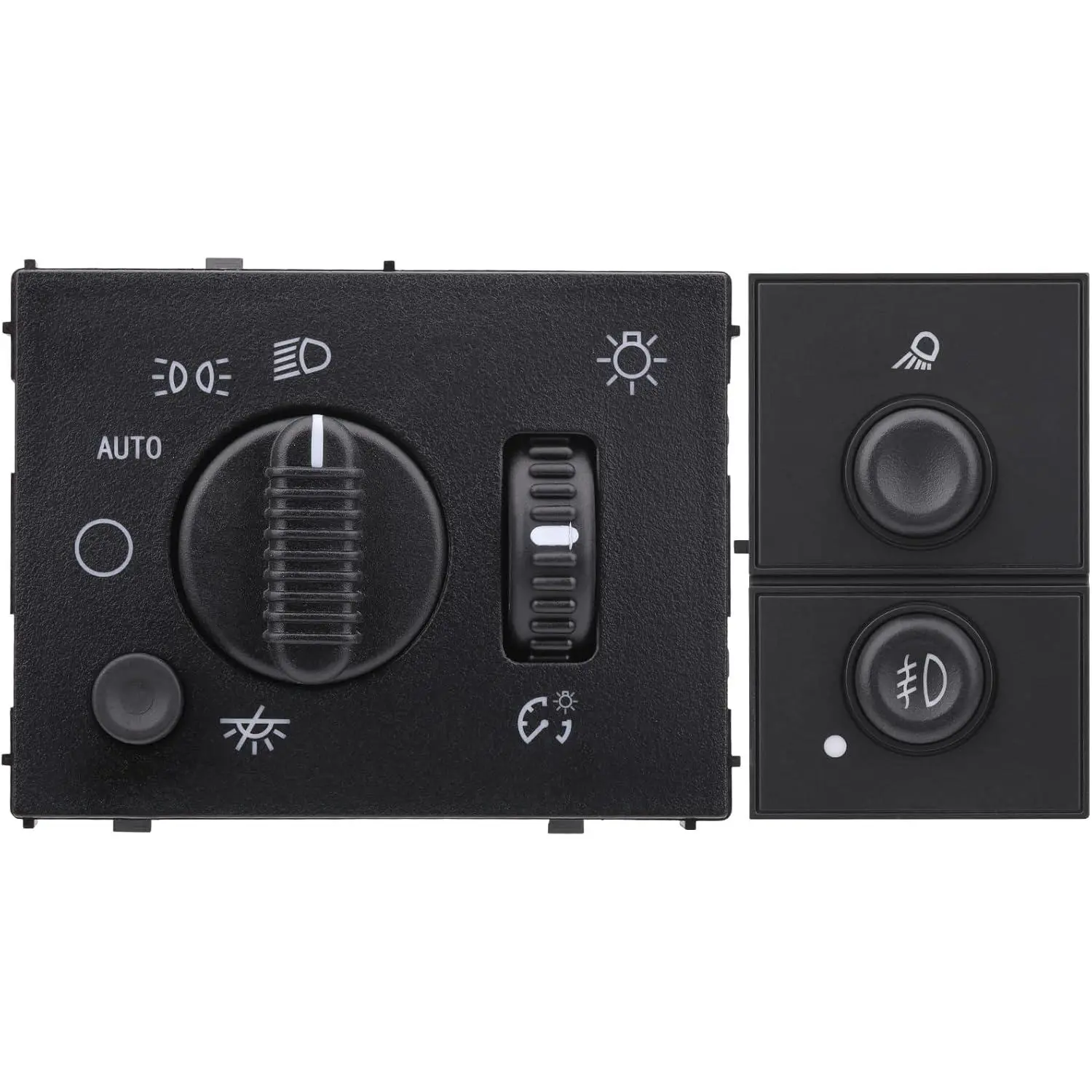 Automotive Headlight Dimming Control & Fog Lamp Replacement Switches for Chevy/GMC Silverado, Suburban, Tahoe, Avalanche, Sierra, Yukon 2003-2007, OEM Match for 19381535, 15194803, 15143597