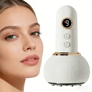 9-speed household electric scraping massager, handheld red light vibrating scraping can tool, body muscle relaxation care tool, used for muscle massage and relaxation after exercise