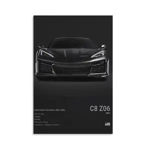 Morden Car Poster For Men Featuring G82 M4 GT3 RS Hellcat High-Resolution Wall Art