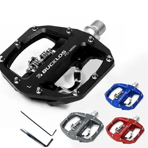 Mountain Bike Pedal, Lightweight Aluminum Alloy Bicycle Pedal, Road Bike Clip Pedal, Bicycle Accessories for Outdoor Cycling