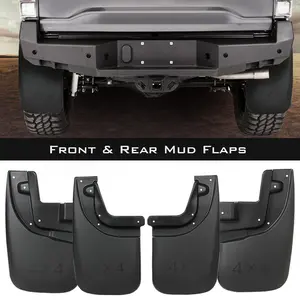 CROSSDESIGN Fit For 2005-2015 Toyota Tacoma Rear Front Mudguards Splash Mud Flaps Mudflaps
