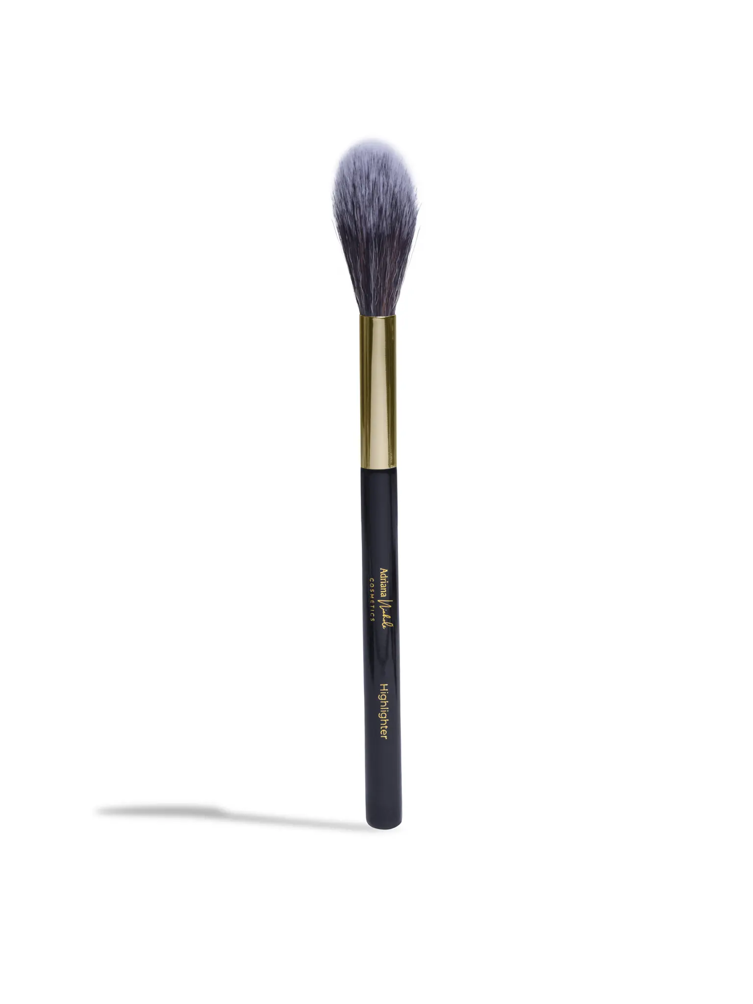 Highlighter Brush by Adriana Nichole Cosmetics, Soft Tapered Synthetic Face Brush for Powder Highlight