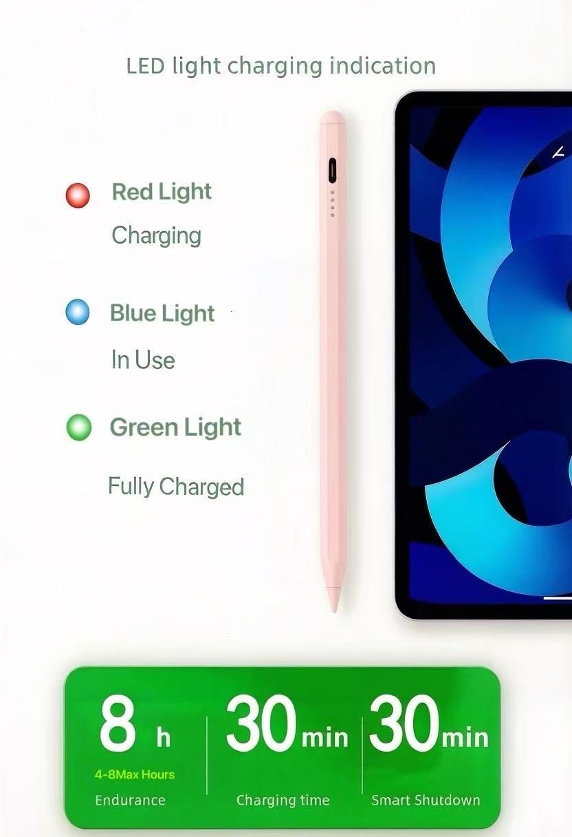 2025 gift ideaStylus Pen for iPad, Super Fast Charge Max 8H Using Time Stylus with Palm Rejection, Tilt Sensitivity, Compatible with 2018- 2025 iPad Air 3/4/5/6/7, iPad Mini 5/6/7, iPad 6/7/8/9/10/11, iPad Pro 11"/12.9"/M4 2025 gift ideaStylus Pen for iPad, Super Fast Charge Max 8H Using Time Stylus with Palm Rejection, Tilt Sensitivity, Compatible with 2018- 2025 iPad Air 3/4/5/6/7, iPad Mini 5/6/7, iPad 6/7/8/9/10/11, iPad Pro 11"/12.9"/M4