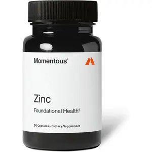 Momentous Edible Zinc Picolinate 15 mg Dietary Supplement - Bioavailable, NSF Certified for Sport, Immune Support, GMO-Free, Gluten-Free - 60 Servings for Fitness & Healthcare