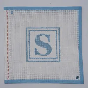 Needlepoint Canvas - Single Letter