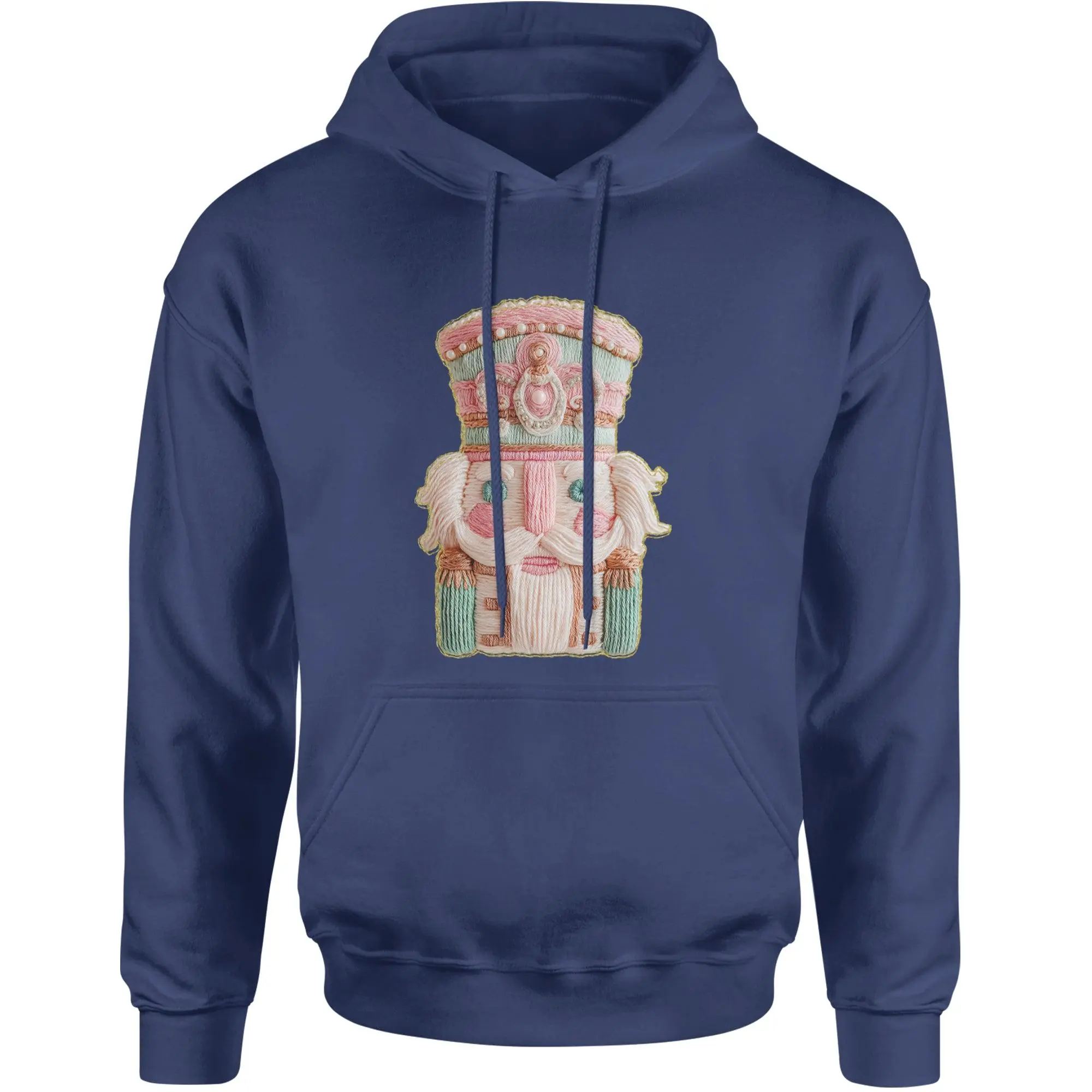 Vintage Nutcracker Embroidery Art Soft Cottagecore Adult Hoodie Sweatshirt