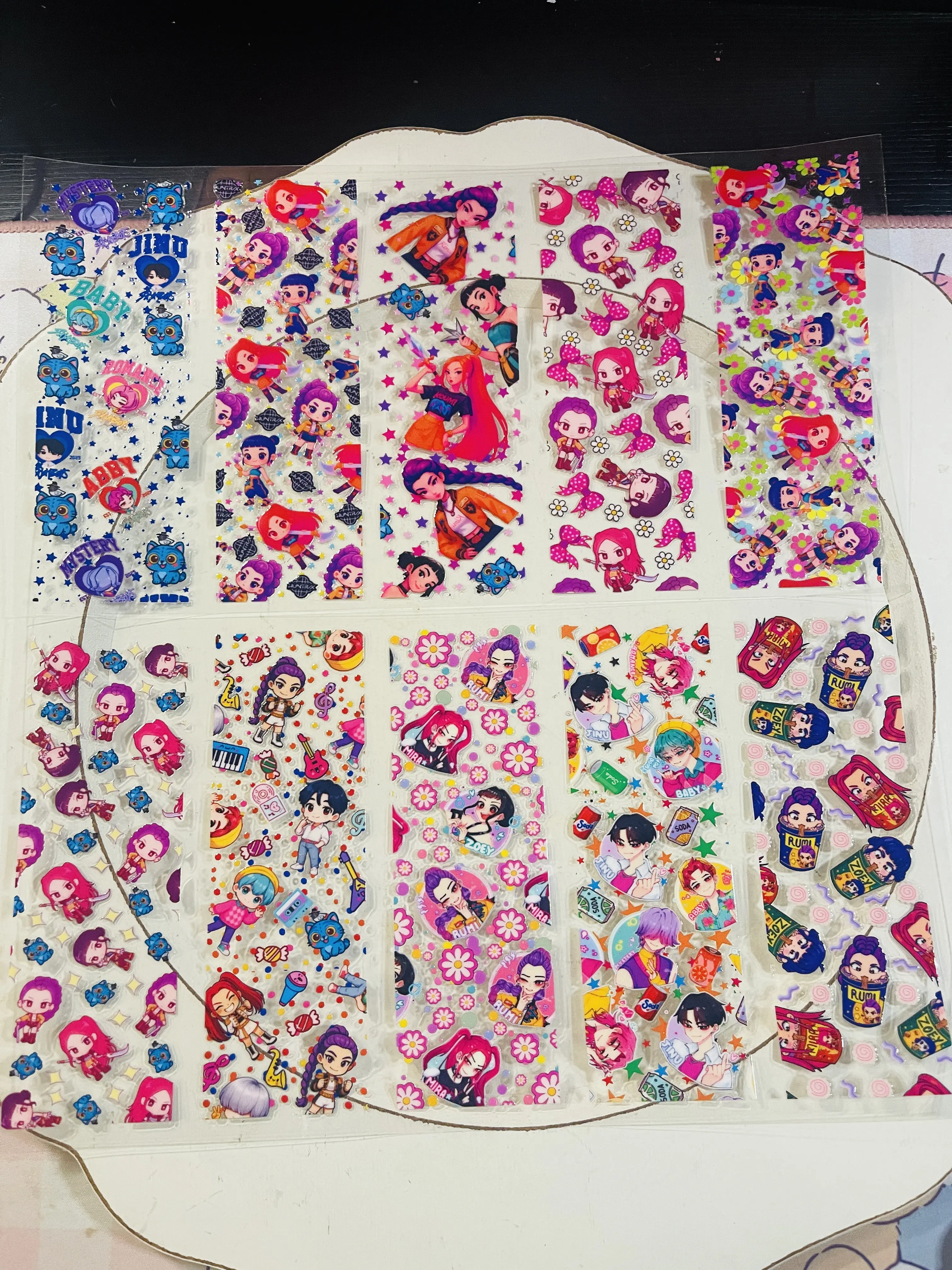K POP PEN WRAP DECALS * 2PCS*   10 PENWRAPS DECALS