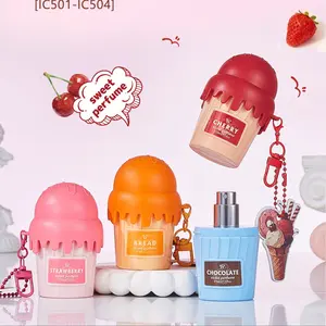 Sweetheart Mini Cake 50ML, Dessert Series, Ideal for Gifting or Breakfast, Long-Lasting Flavor, Perfect Sweet Treat, Chocolate Cherry Bread, Floral Sweet Perfume