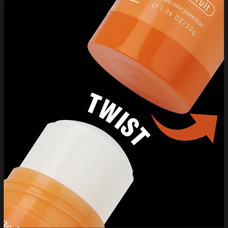 FLORA RUBY Aluminum Free Body Deodorant Stick, Long-Lasting Scent, All Day Odor Protection, Plant Extract, 1.06 oz / 30g