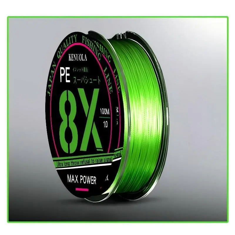 8X Braided Fishing Line (100m) - Pro-Grade Outdoor Fishing Equipment for Saltwater & Freshwater, Rotary Tool Lure Set with Squirrel Bait Pe Line Line Spool baitcaster fishing equipment fishing lure