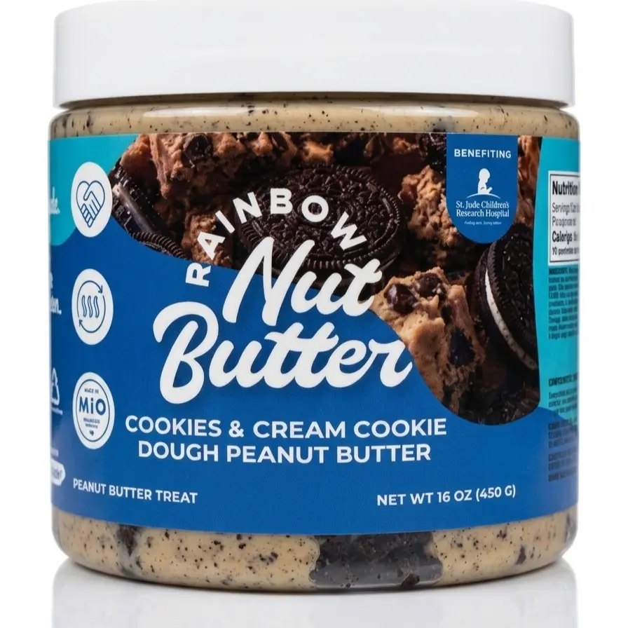 Cookies and Cream Cookie Dough White Chocolate Peanut Butter Treat Cookies and Cream Cookie Dough White Chocolate Peanut Butter Treat