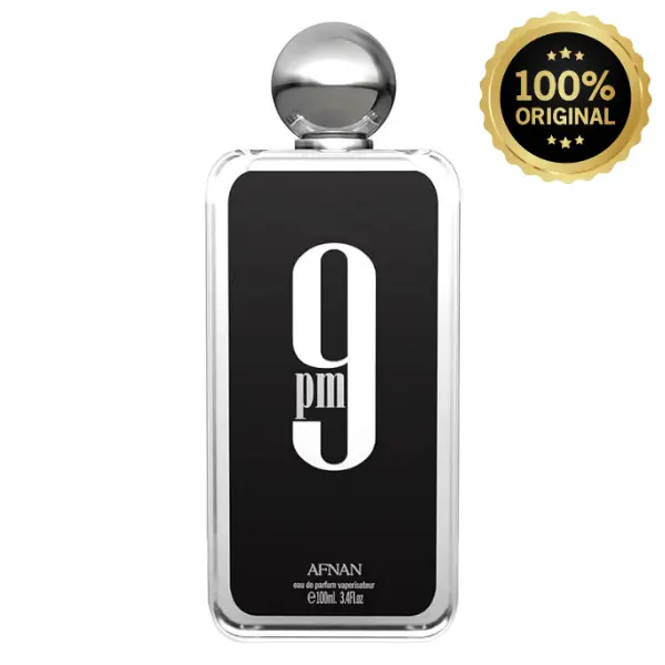 Afnan 9pm for Men Eau de Parfum Spray, 3.4 Ounce Perfume Fragrance Cologne Men's Amber Vanilla Long Lasting Evening 9 PM
