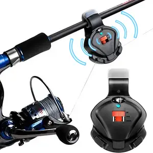 Fishing Electronic LED Light, 1 Count Adjustable Volume Clip-on Fishing Bite Hook Sound Alarm Bell, Fishing Accessories for Outdoor