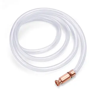 HORUSDY Gas Siphon 6FT Multi-Purpose Super Easy Siphon Pump,1/2" Valve Virgin Grade Tubing Safe Flexible Hose Retractable Water Pipe