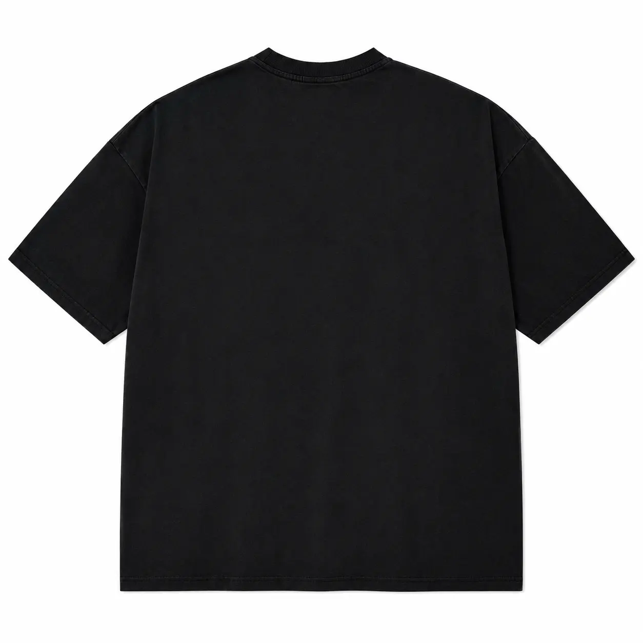 Essential Black T Shirt, Classic Crew Neck Tee, Unisex Cotton, Gildan 5000