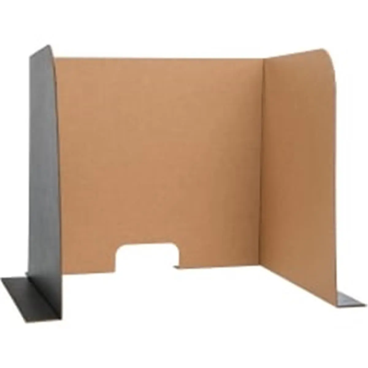 Flipside Large Computer Lab Privacy Screen Dust Cover - 3-Pack Household Textiles, Focus-Enhancing for Students, Lightweight Board Equipment with Kraft Interior, Table