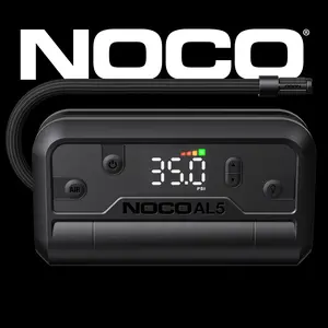 NOCO Air AL5: UltraFast Cordless Tire Inflator – Battery-Powered Air Compressor – 17 SLPM Airflow Inflates 0–40 PSI in 7 Minutes