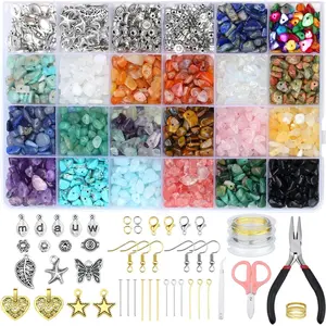 Making Kit for Adults Women with 1600 count 20Colors  Beads Earring Ring DIY Bracelets Making Kit