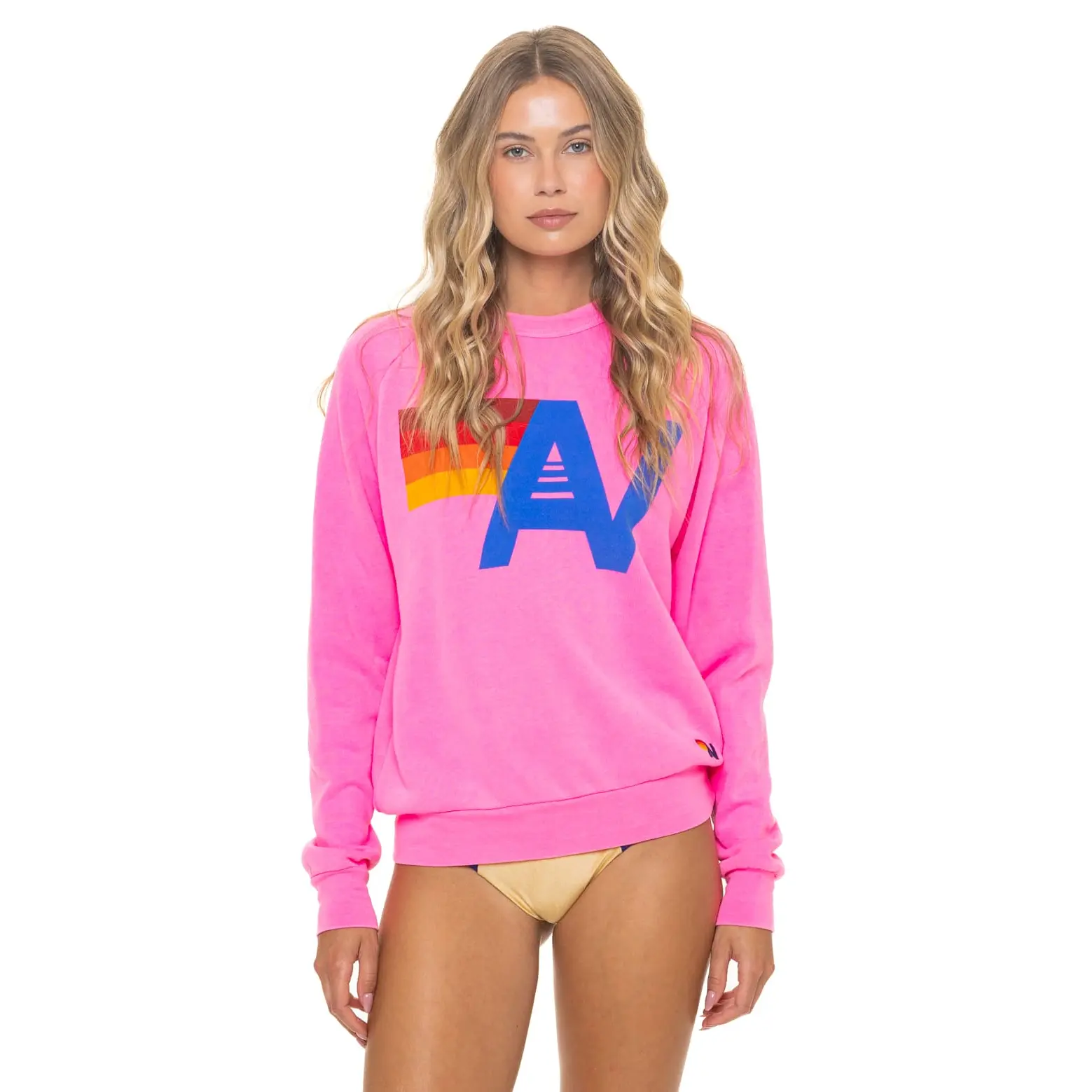 LOGO SWEATSHIRT - NEON PINK