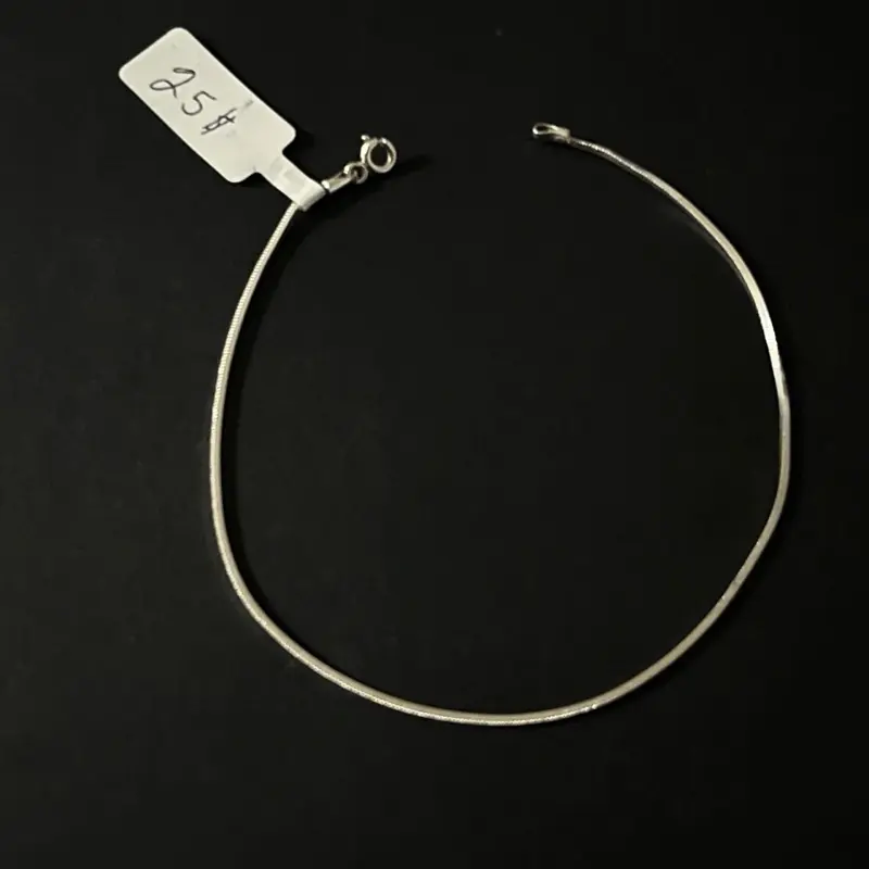 Esclava De Plata 925, 925 Silver Bracelet - 9 Inch
