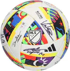 San Jose Earthquakes Autographed Match-Used Soccer Ball from the 2024 MLS Season with 19 Signatures - Fanatics Authentic Certified