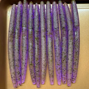 Chameleon Purple Senko Fishing Lure 6pk