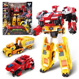 Transformable Robot 3 in 1 Raptor Tron, 11.02 Inches, Transforming Toys for Kids, Chariot Toys, Dinosaur Robot for Boys Girls 5 6 7 8 9 10 Years Old