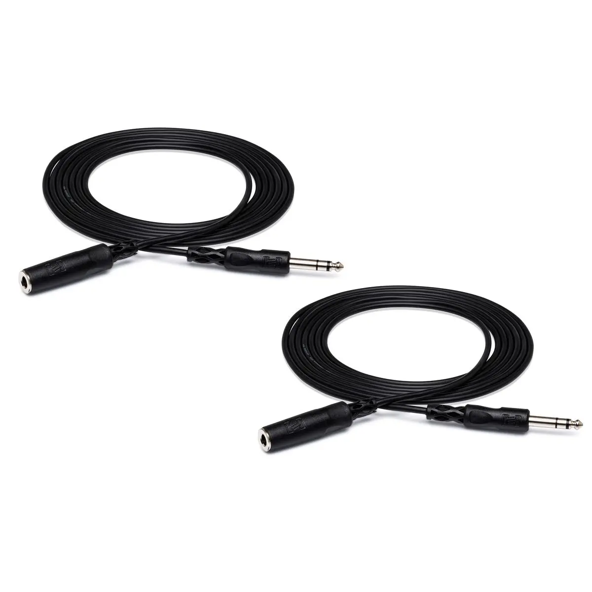 Hosa Technology Durable 2x Stereo 1/4" Female Phone to 1/4" Male Phone TRS Headphone Extension Cable, 25', Accessories