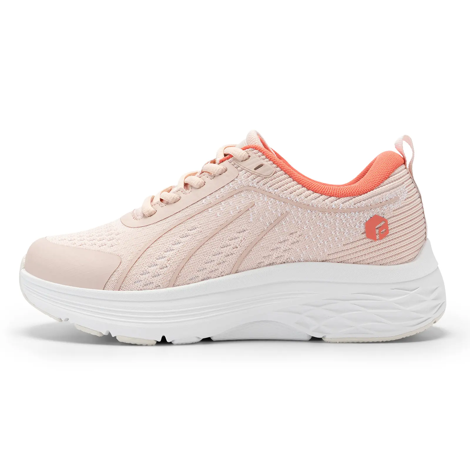 FitVille Women's Cloud Wanderer Stretch Knit Casual Sneakers Shoes - Velcro Flat Sporty Running Workout Shoes for Walking, Velcro Shoes