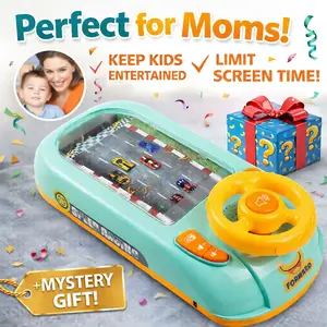 Racing Adventure Car Steering Wheel Toy for Kids Musical Driving Game Toddler Interactive Simulation Toy Educational Learning Gift for kids Sensory