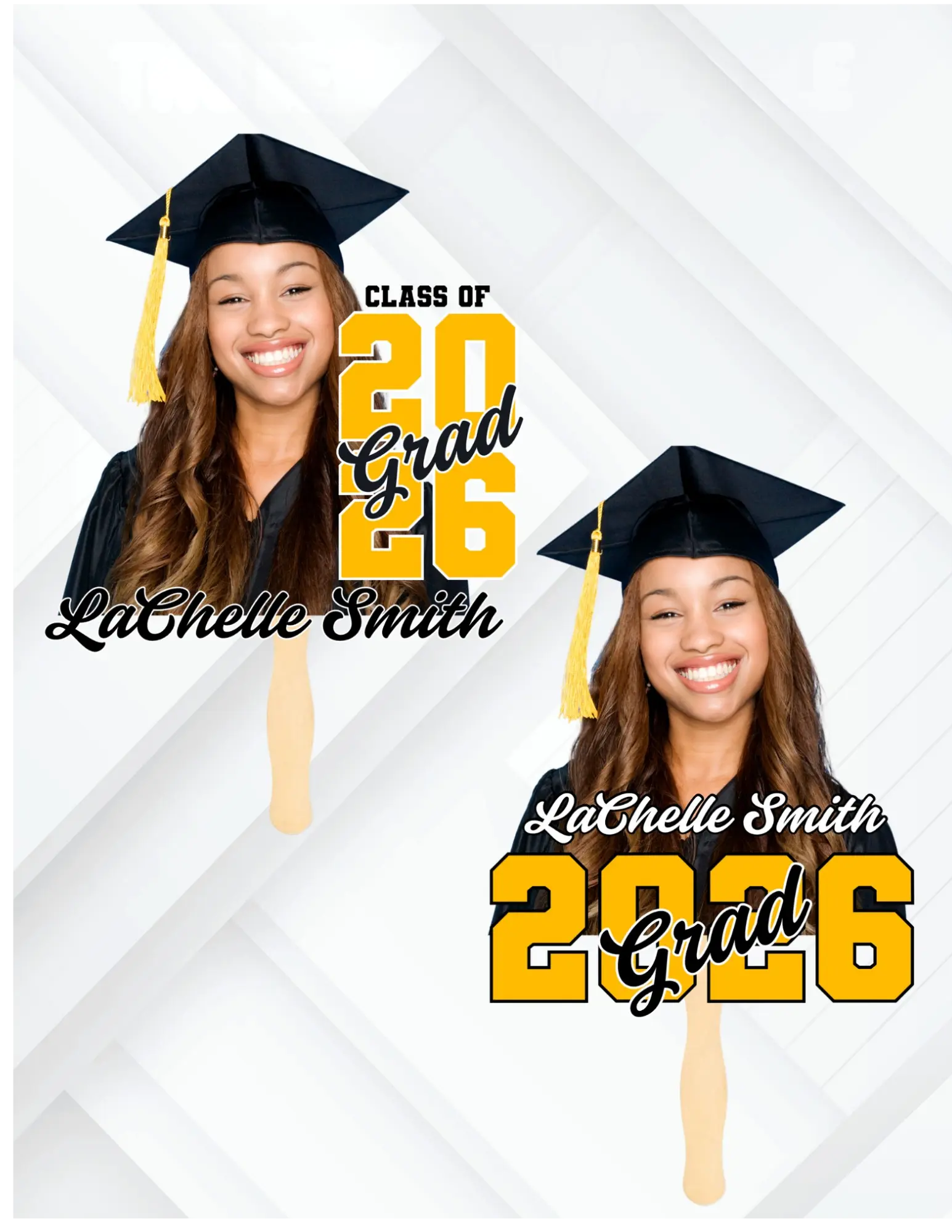 Custom Graduation Fans 2026