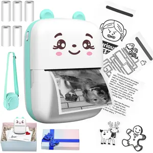 Wireless Thermal Pocket Printer – Inkless Portable Mini Printer for Printing Photos, Notes, Lists, Memos & Diaries, Wireless Compatible with iOS Android, for Students, Teachers, Journal Lovers & DIY Gift Makers, Easy to Use with App