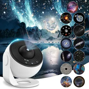 Planetarium Projector for Bedroom, 13 in 1 Star Projector Galaxy Light, Nebula Night Light Milky Way Projector with Timer, LED Space Galaxy Lamp Room Decor for Adults  - White