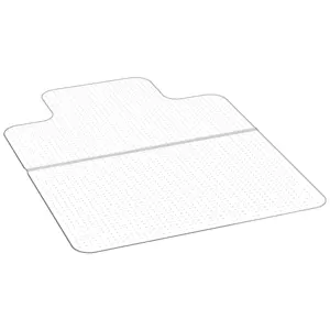 Chair Mat With Lip For Carpeted Floors 36 X 48-Inch Office Floor Protector Mat For Home Office Use, Anti-Slip Surface, Durable PVC Material, Easy Glide Under Desk Chair Pad, Large Size Desk Mat