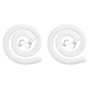 Funsicle 59"x1.5" Universal Replacement Hose Kit for Above Ground Pools (2 Pack)