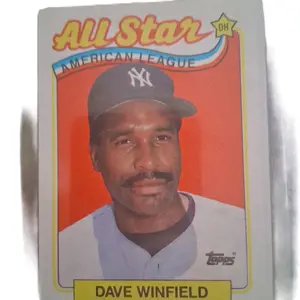 Topps 1989 All-Star American League Dave Winfield Baseball Card - New York Yankees Player Trading Card