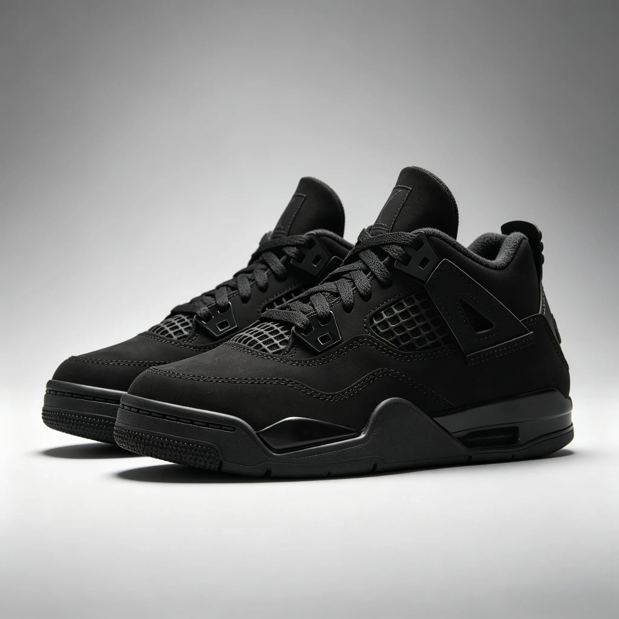 NIKE Men's Air Jordan 4 Retro PS 'Black Cat' 2025 Basketball Shoes, Style Code IB4388-010