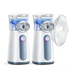 2Pcs Portable Handheld Mesh Nebulizer, Fine Mist, Low Noise, Home Use