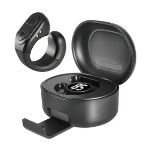 Upgrade Handsfree Scrolling Remote Control Ring for Tiktok Kindle App, Handsfree Reading Camera Shutter with Stand, Compatible with iOS &Android Phone