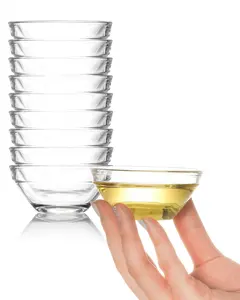 Mini Glass Bowls, Small Prep Bowls, Stackable Pinch Bowls, Glass Dipping Bowls, Spice Prep Containers, Sauce Prep Bowls, Tiny Glass Serving Bowls, Kitchen Pinch Bowls, Clear Glass Bowls For Cooking, Condiment Serving Bowls, Portion Control Bowls.