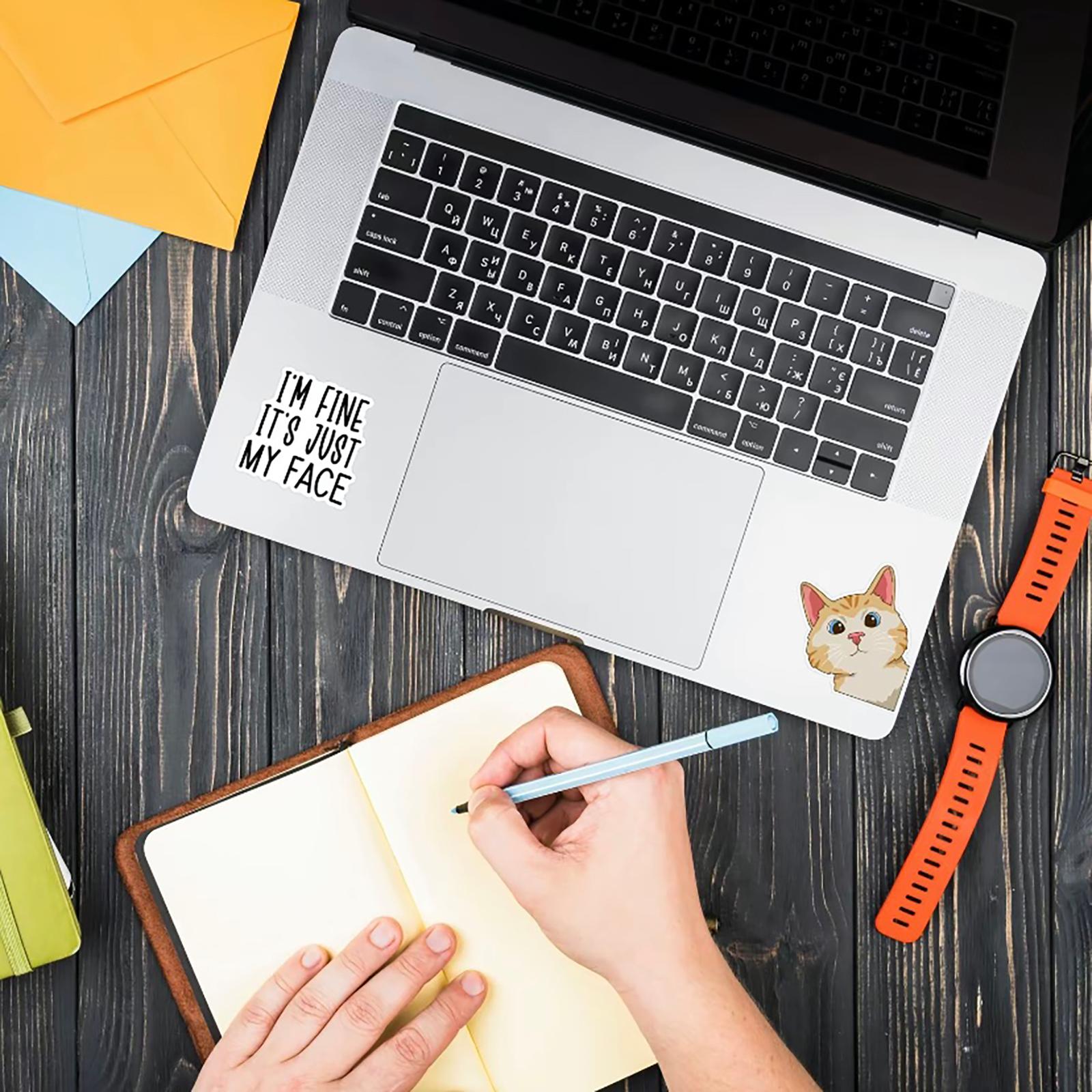 130PCS Funny Saying Sticker Pack - Snarky, Sarcastic Bold Humor Vinyl Waterproof Meme stickers for laptop, computer, water bottle, ipad, phones bumper folding chair sticker pack