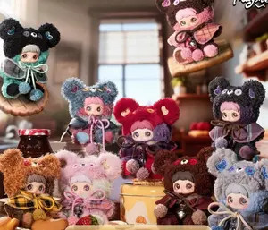 MayMei Tiny Bear Cookie Plush Keychain Blind Box Toy Doll