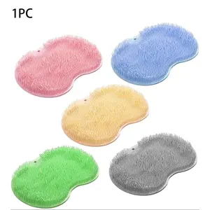 Silicone Anti-Slip Foot Scrubber Pad, Durable Non-Slip Massage Mat, Easy Clean Pedicure Tool, Ideal for Home Bathroom Use & Daily Care, Exfoliating Shower Scrubber, Bathroom Accessory, Bathroom Supplies
