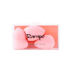 ITO Japan 3PCS Makeup Sponge Blender Set - Ultra Soft, Wet & Dry Use, Seamless Foundation Application