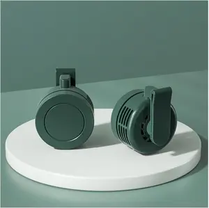 Portable silent mini bladeless fan, mini cyclone waist fan, three-speed hands-free neck fan, suitable for outdoors, travel