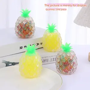 Pineapple Shape Stress Relief Squishy Toy, Soft Texture Fruit Squish Ball, Portable Anxiety Relief Game, Fun Handheld Relaxing Gift, Stress Relief Fidgeting