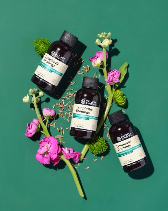 Nature's Sunshine Lymphatic Drainage Support Supplement - Herbal Extracts for Detoxification, Reduces Puffiness & Bloating, Supports Lymph Flow