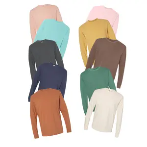 The ONE and ONLY Long Sleeve Tshirt - Comfort Color BAW Gildan - Classic Ribbed Collar Garment Dyed Menswear Top Relaxed Fit OEKO-TEX Certified