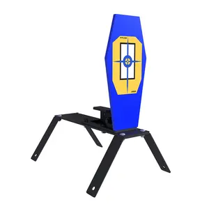 Atflbox 3/8'' AR500 Auto Reset Target, 13x6 inch Classic Popper Steel Shooting Target for Shooting Range