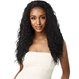 Outre Quick Weave Wet & Wavy Style Half Wig BEACH CURL 24"